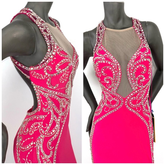 🚫SOLD! NWOT |•ROYAL QUEEN COLLECTIONS•| AMAZING Rhinestone Pageant/Prom/Formal - Picture 5 of 16